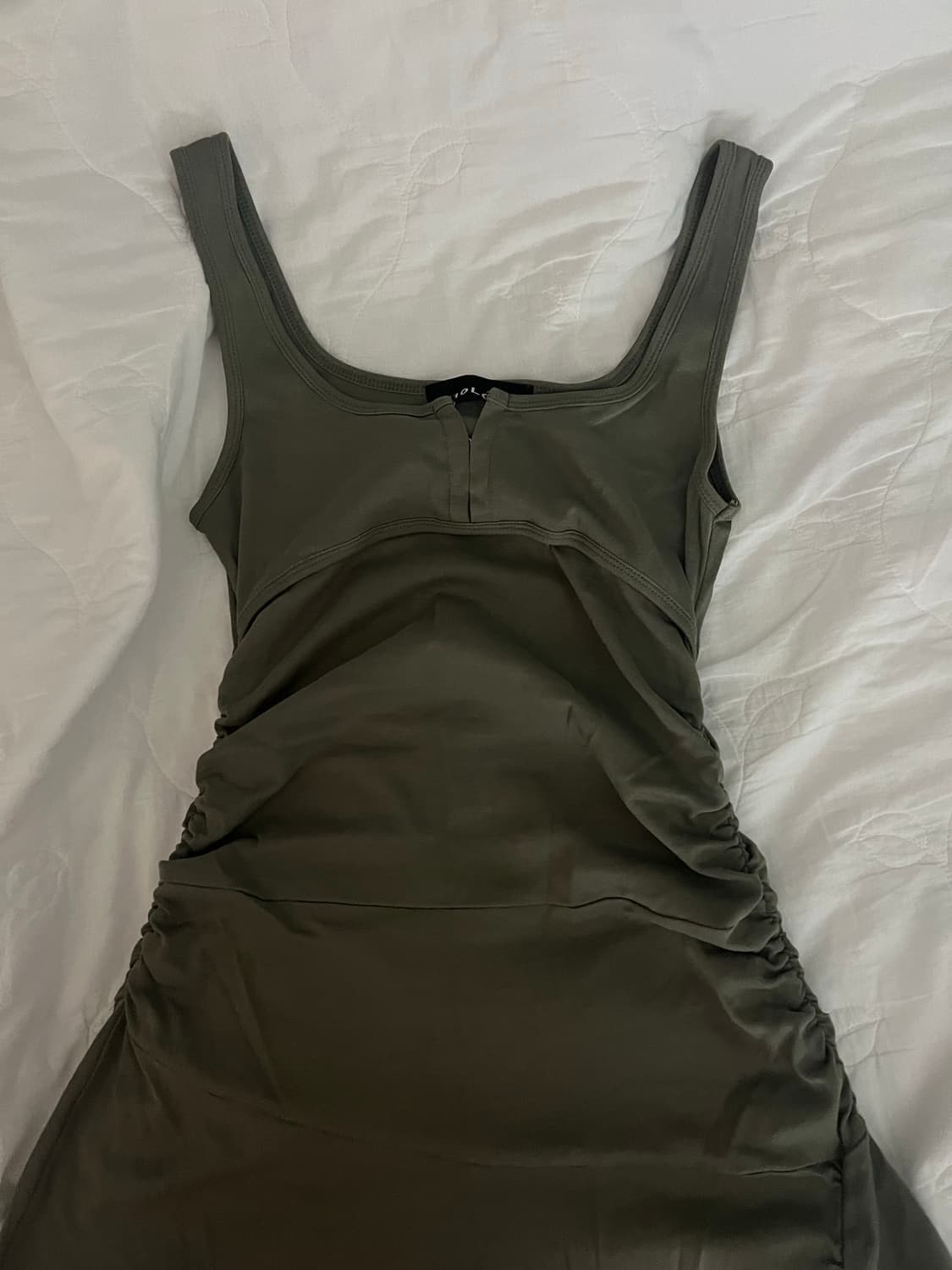 LCDC 뷔스티에 디테일 져지 드레스 상품이미지3