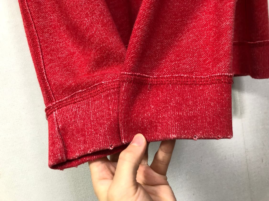 아베크롬비 남녀공용 인디언 자수 레드 후드집업 M 상품이미지5