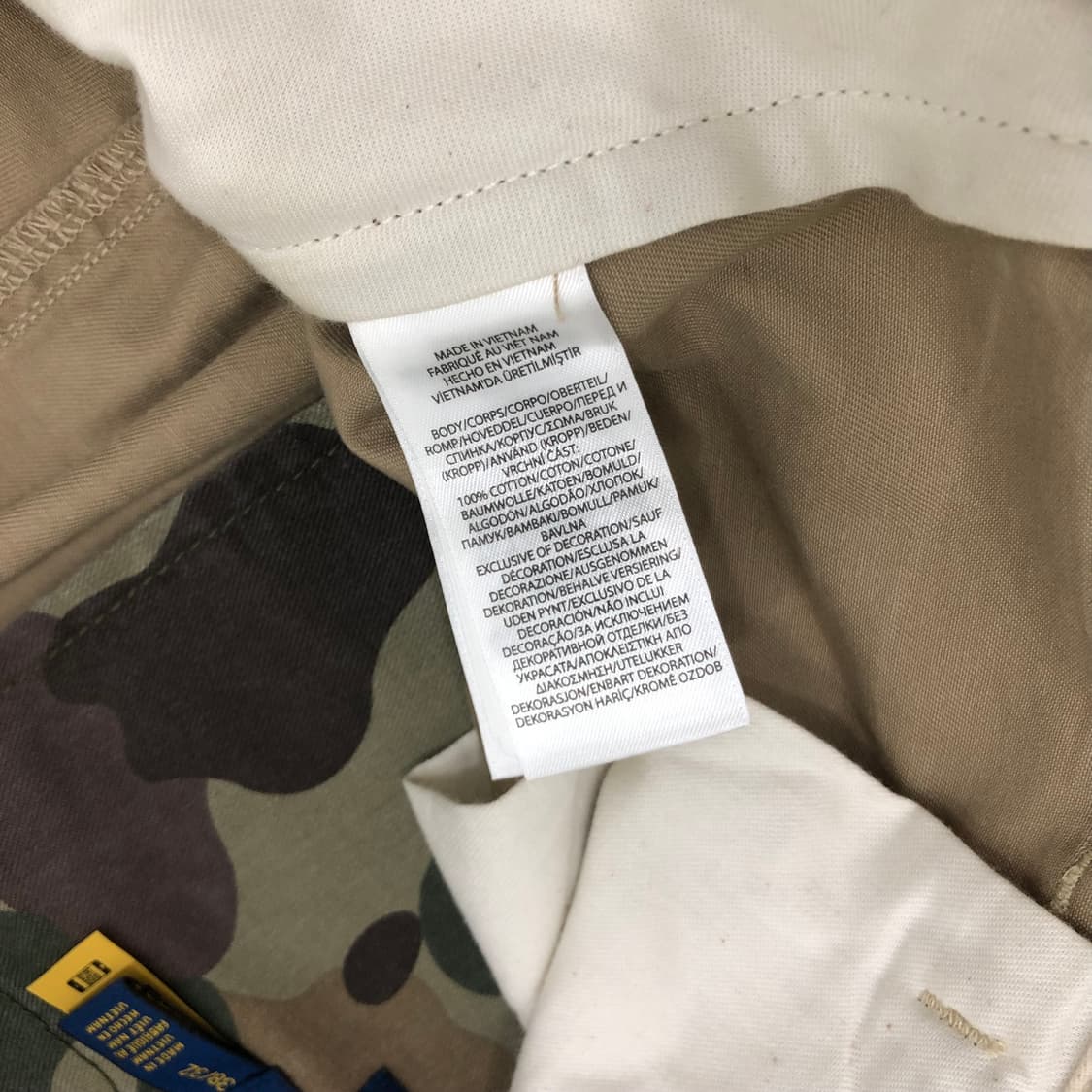 폴로 랄프로렌 디스트레스 리페어 밀리터리 카모 릴렉스핏 38 상품이미지5