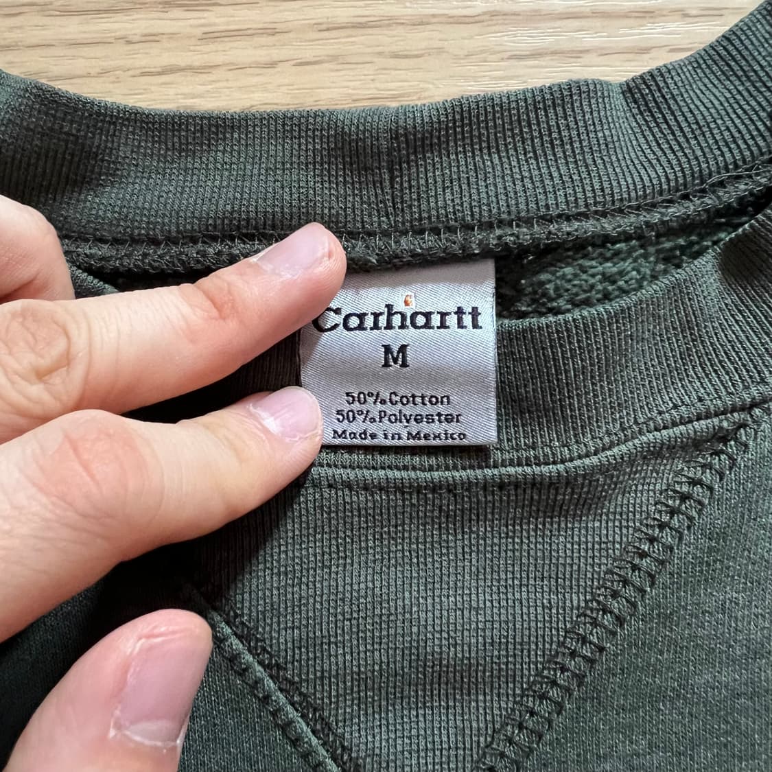 [CARHARTT] 칼하트 오리지널 레터링 로고 맨투맨 상품이미지2