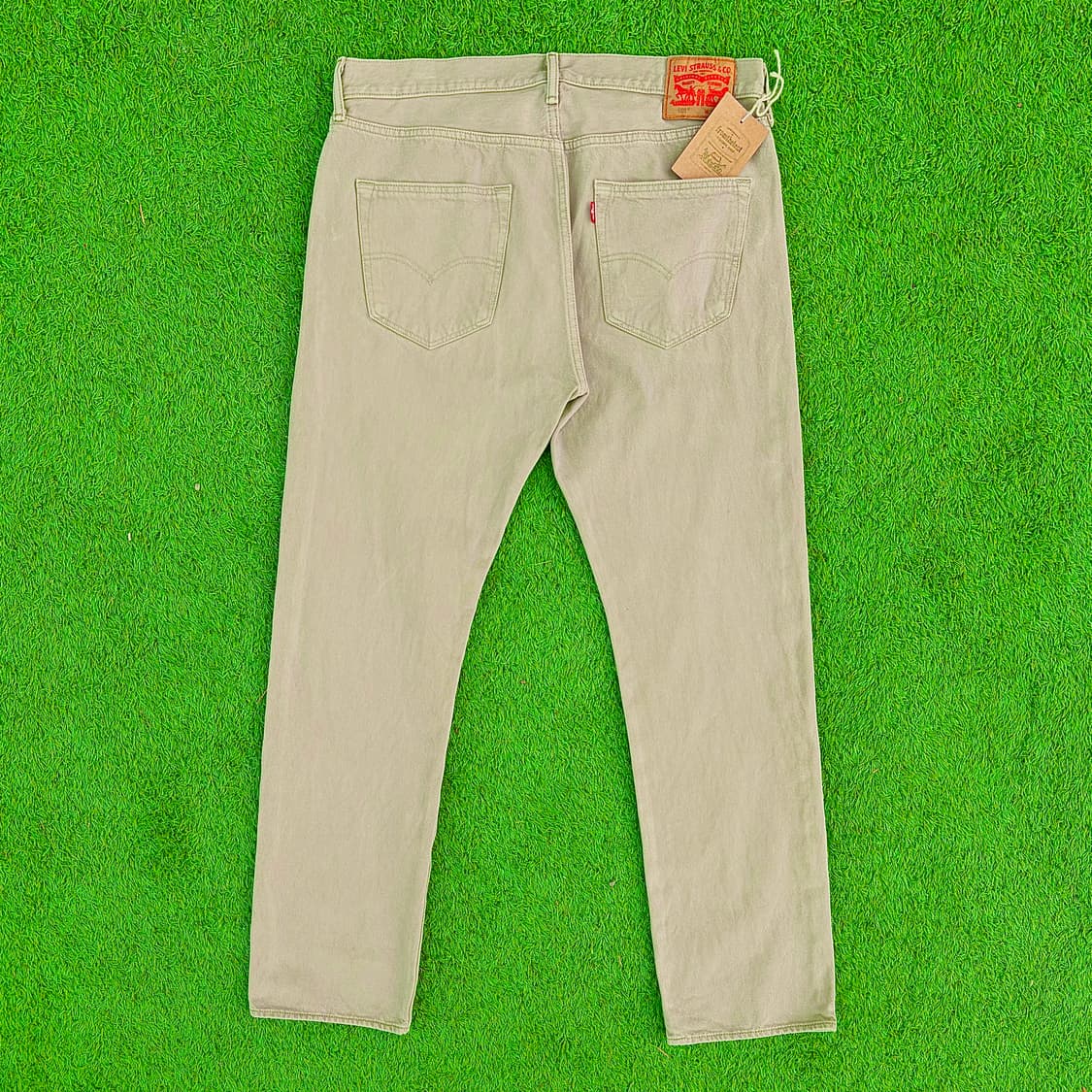 리바이스 501 스트레이트 베이지 데님 (38)  상품이미지2