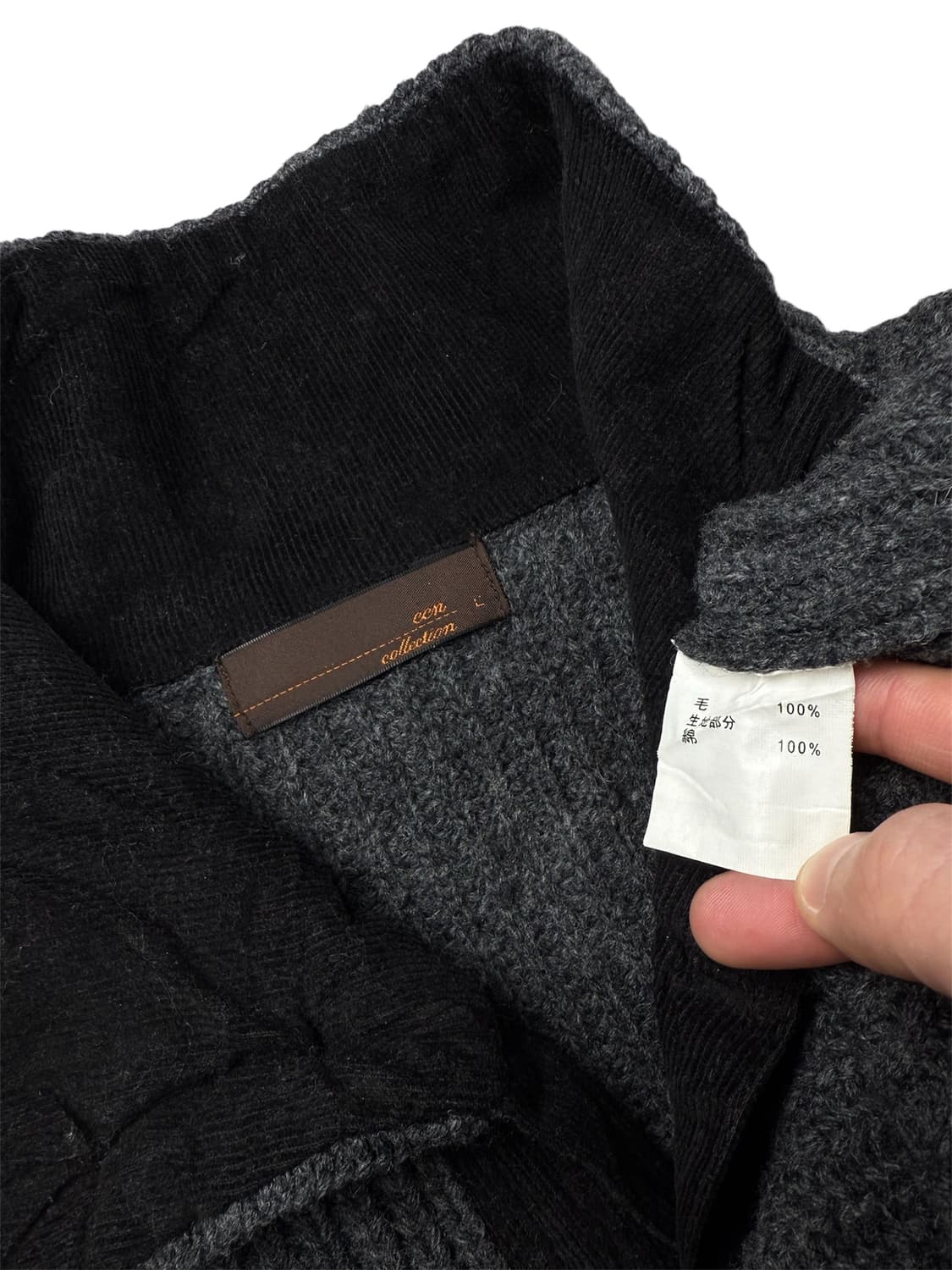 een 하이넥 니트 가디건 상품이미지6