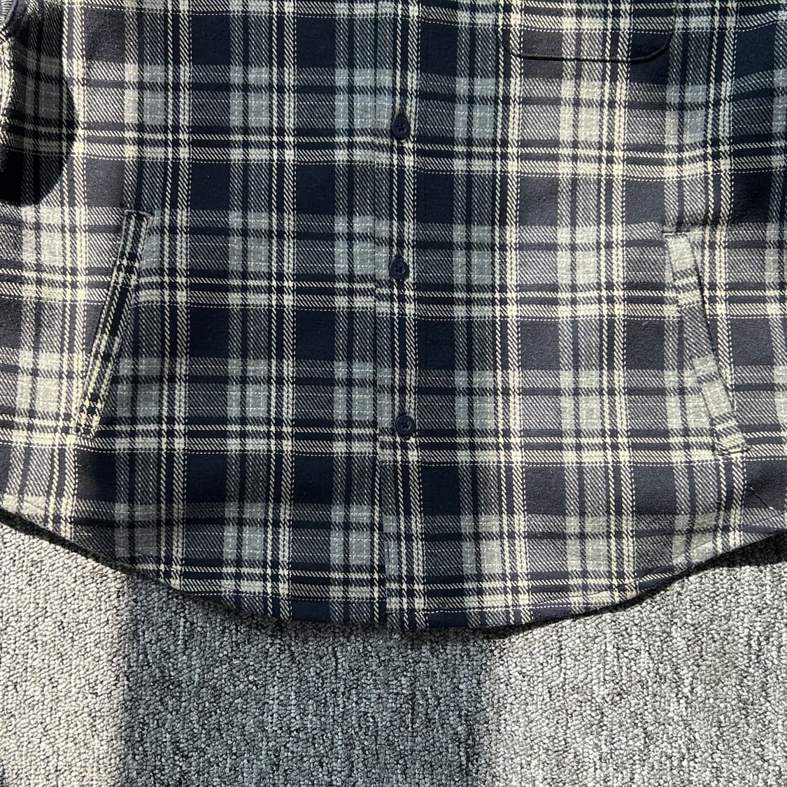 리바이스 체크 패턴 후드 셔츠 상품이미지6