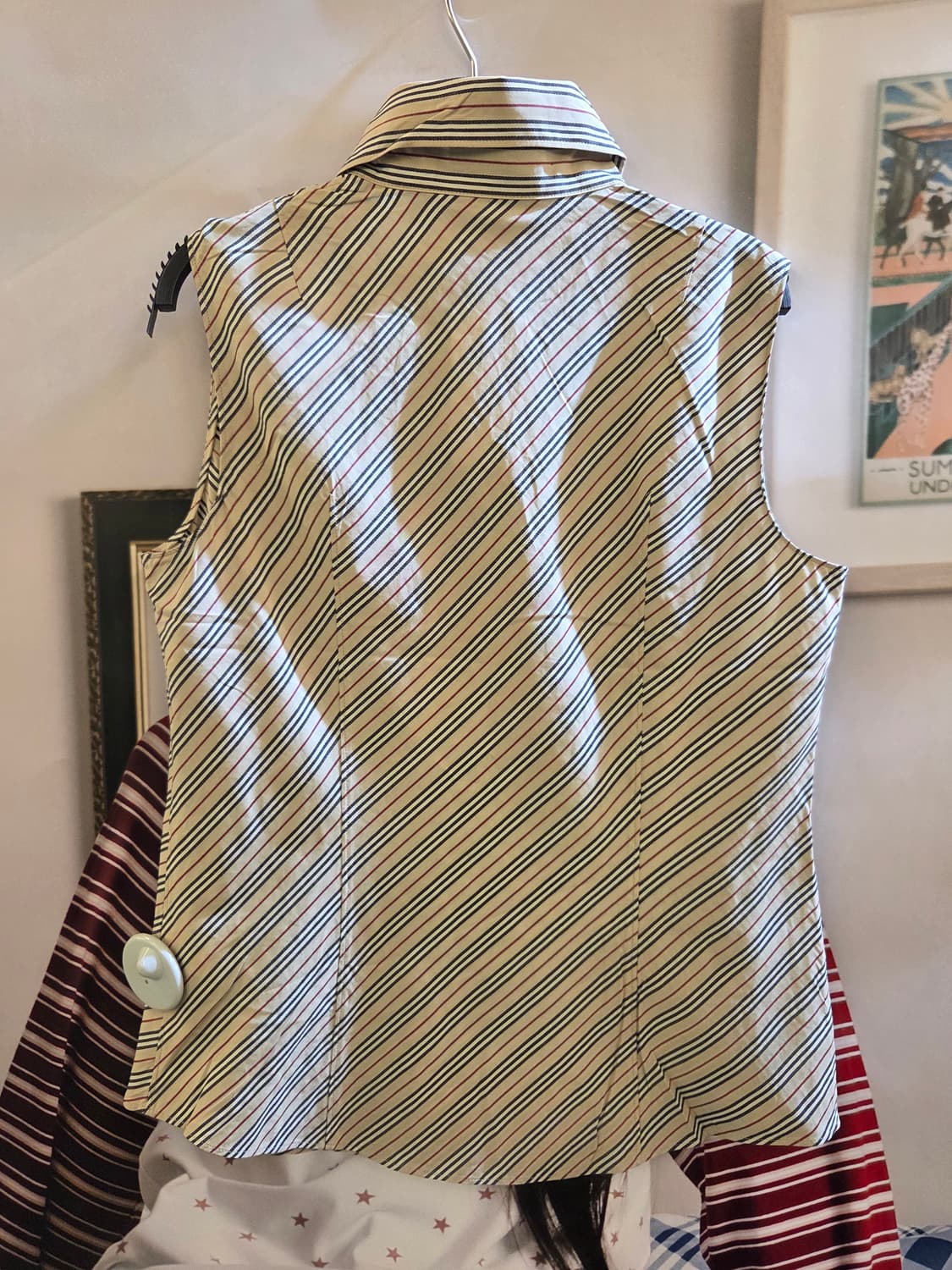 Burberry 버버리 베이지 베스트 셔츠 상품이미지6