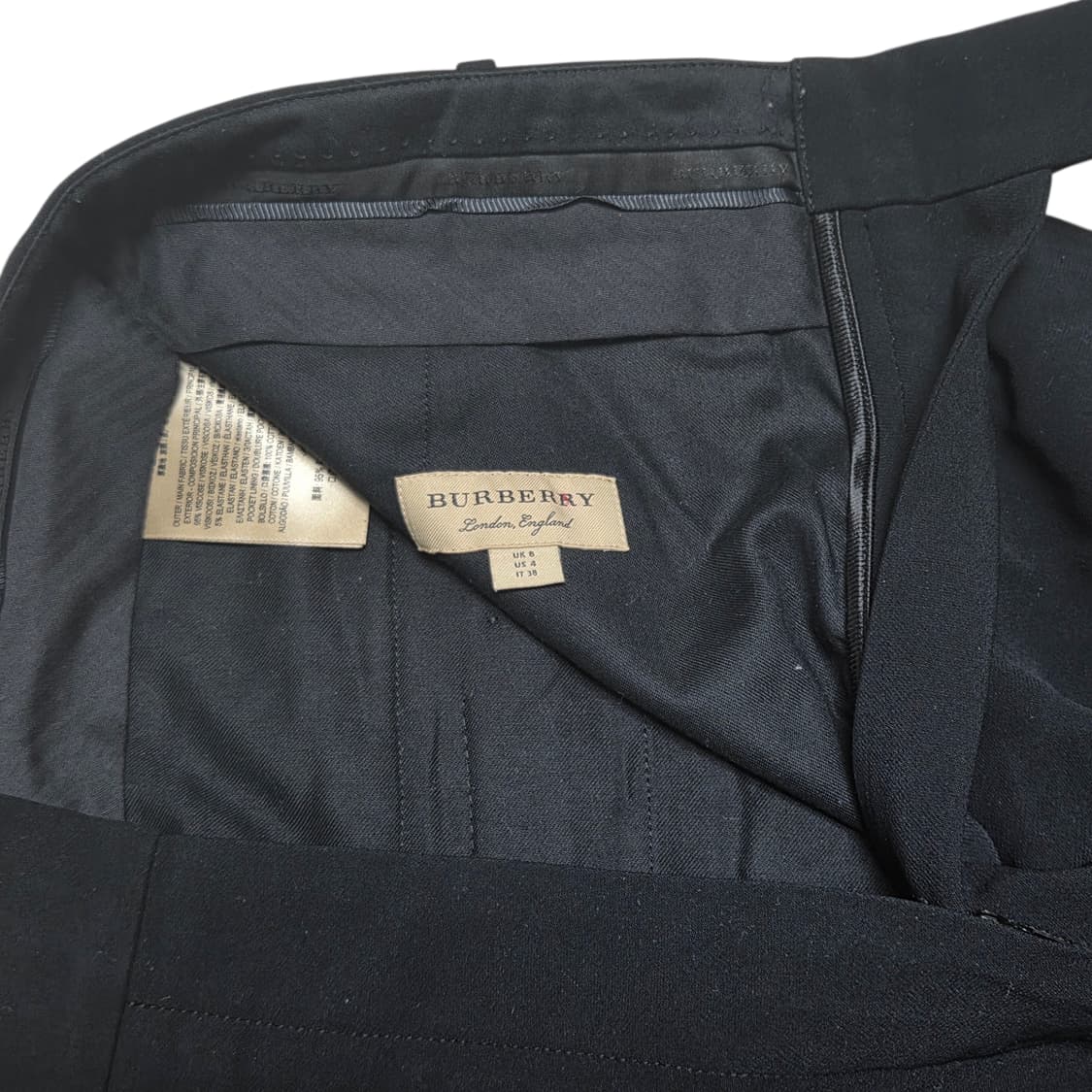 Burberry 버버리 사이드라인 블랙 팬츠 상품이미지3