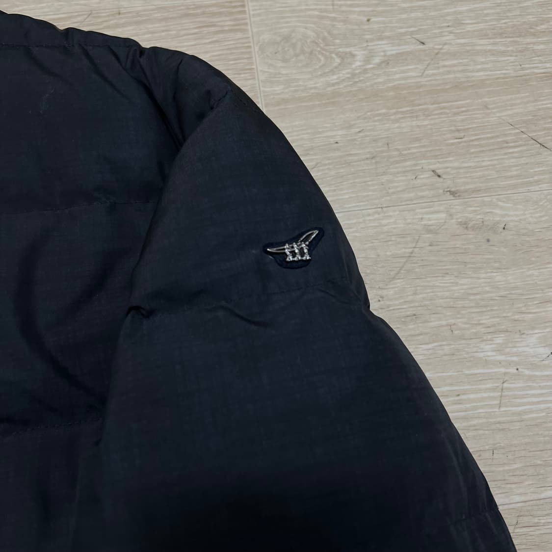 헨리코튼 다운 스탠드넥 와펜 숏 코트패딩 점퍼 [블랙] L/100 상품이미지4