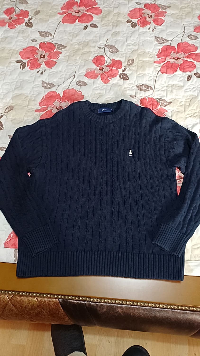 예일 꽈배기니트 100 가슴55 기장69 상품이미지1