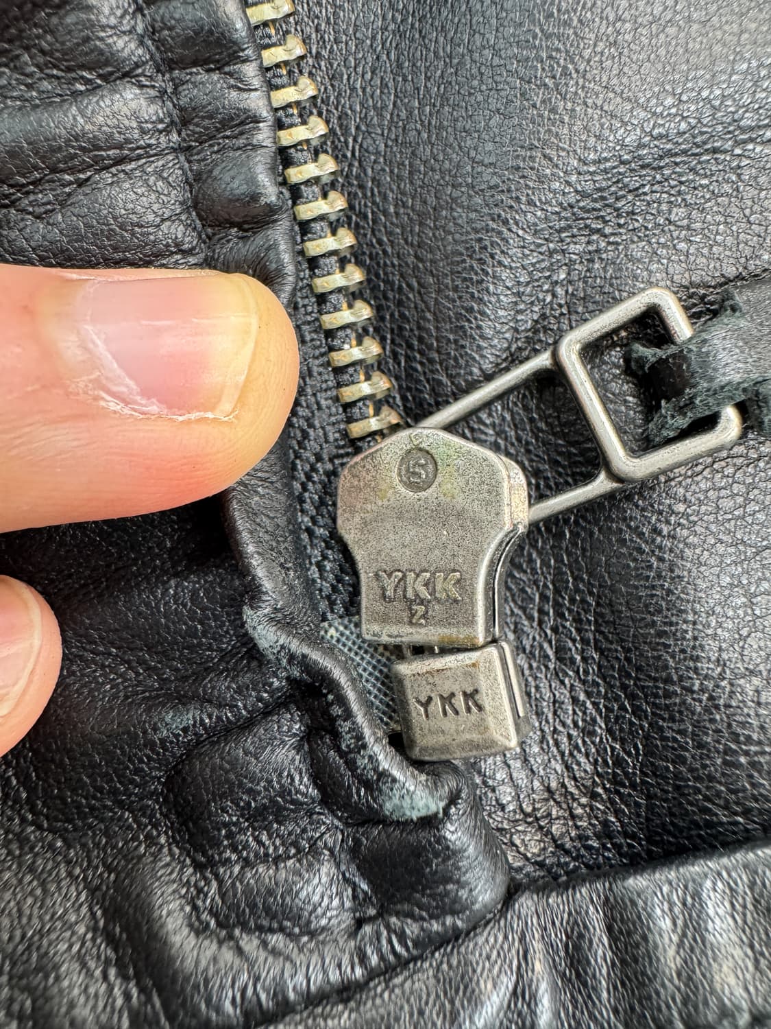 호미니 에메리토 더블 레더 집 자켓 상품이미지6