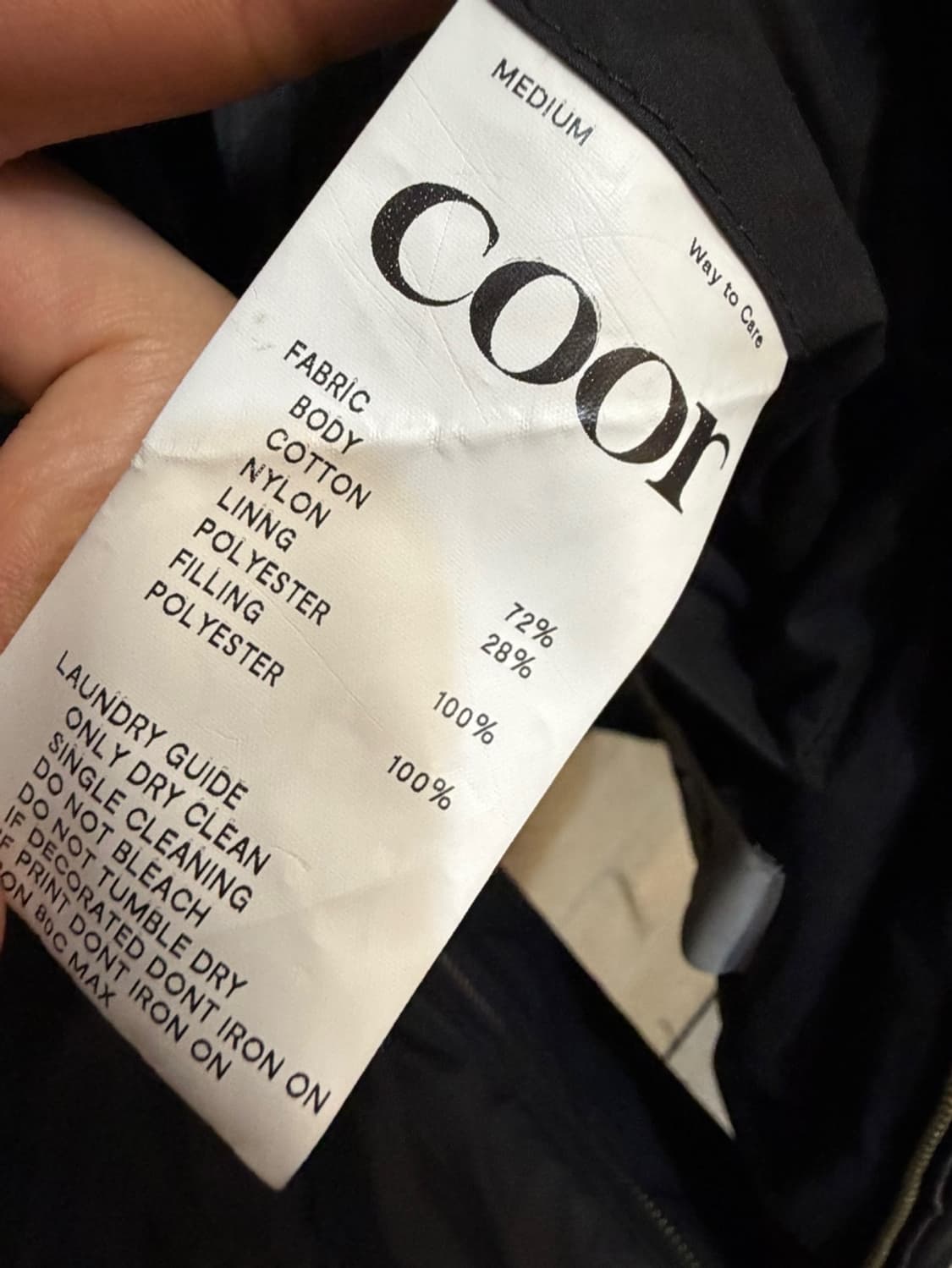 쿠어 퍼프 플라이트 Ma-1 자켓  상품이미지6