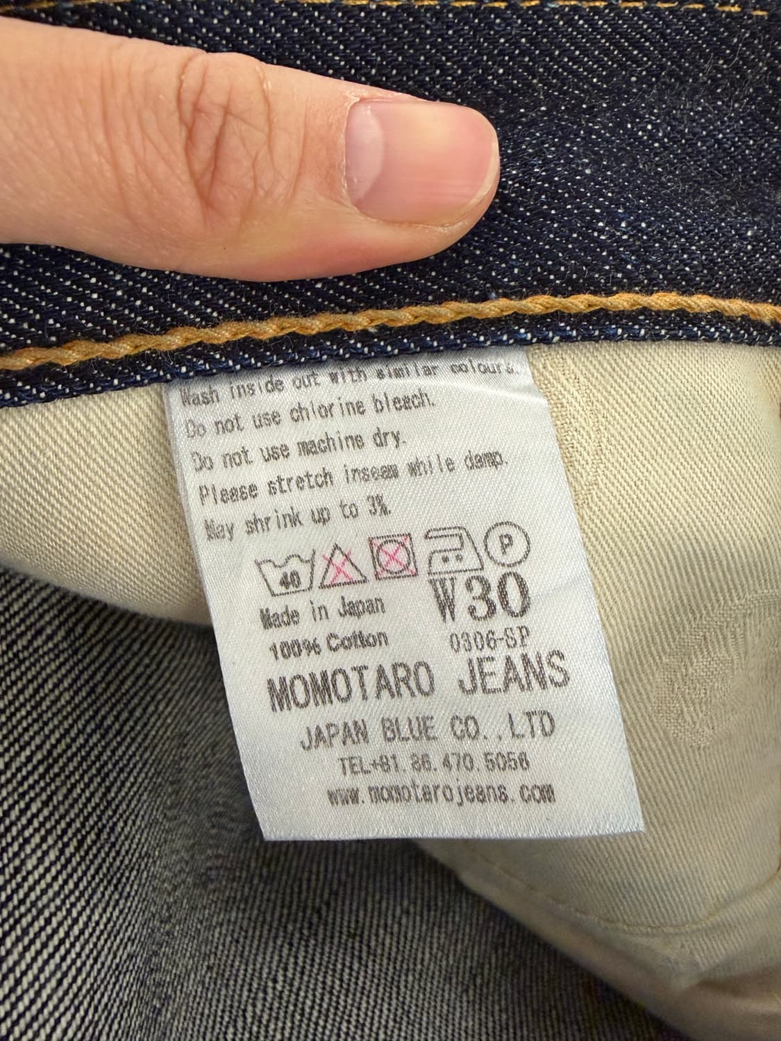 Momotaro jeans slim denim 30 상품이미지8