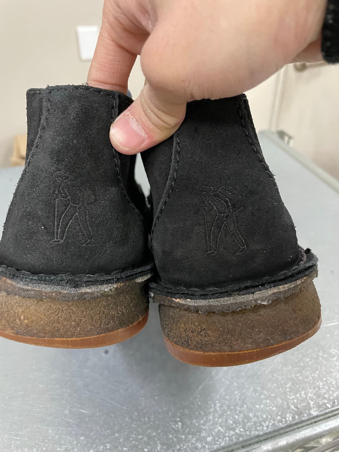 클락스 데저트 부츠 블랙 uk8.5 상품이미지8