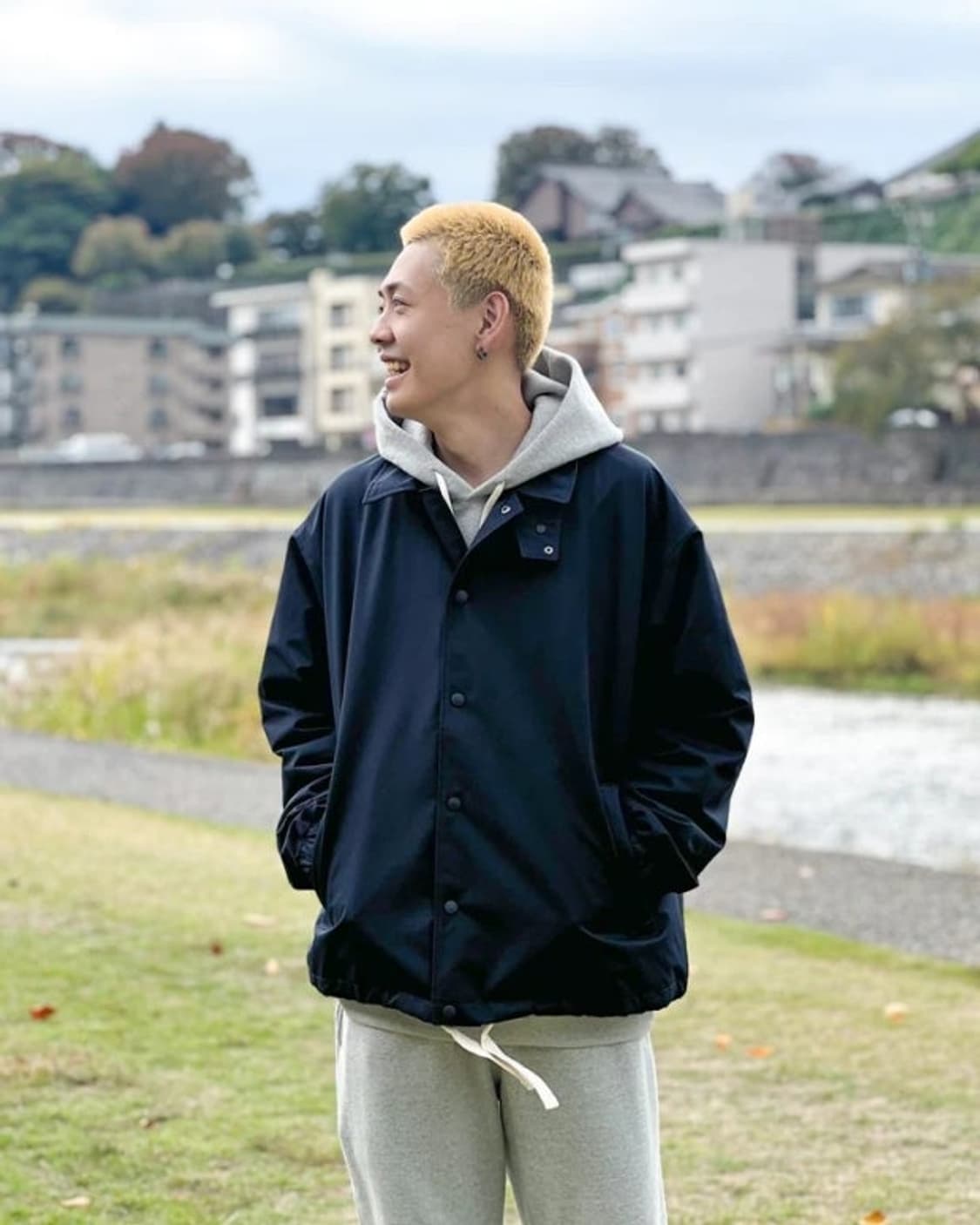 나나미카 고어텍스 코치자켓 다크네이비 상품이미지2