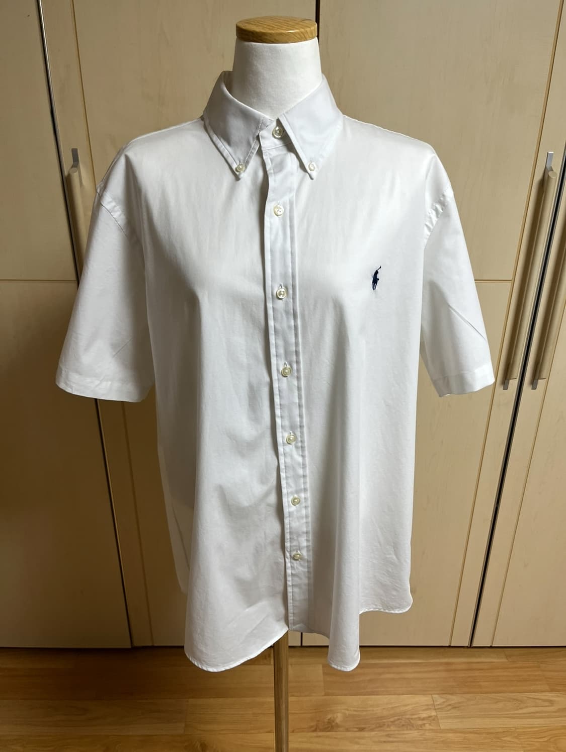 폴로 랄프로렌 반팔 셔츠 화이트 L 상품이미지1