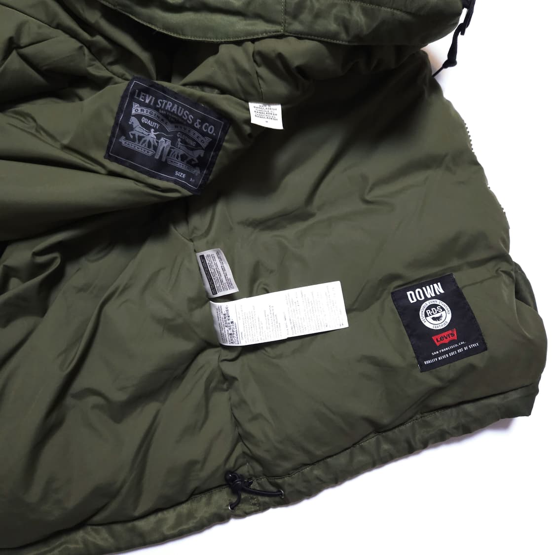 리바이스 Levis 덕다운 필드 파카 패딩 카키 상품이미지8