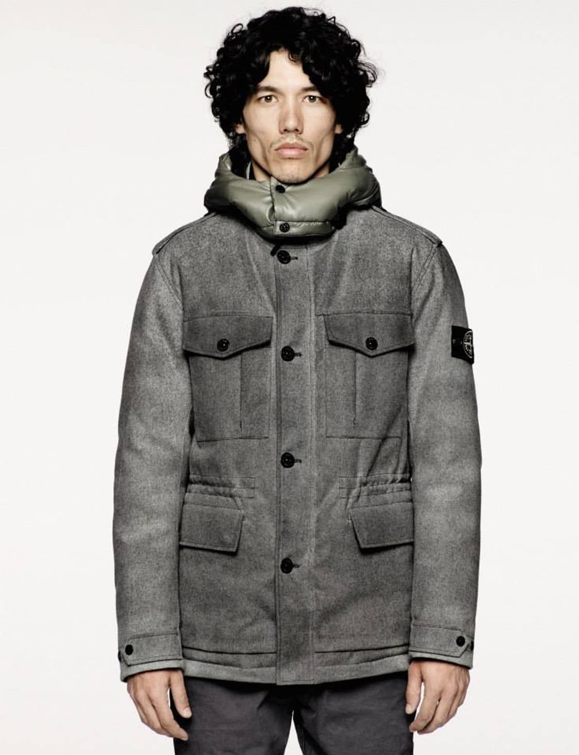 스톤아일랜드 아이스자켓 울 패딩 상품이미지1