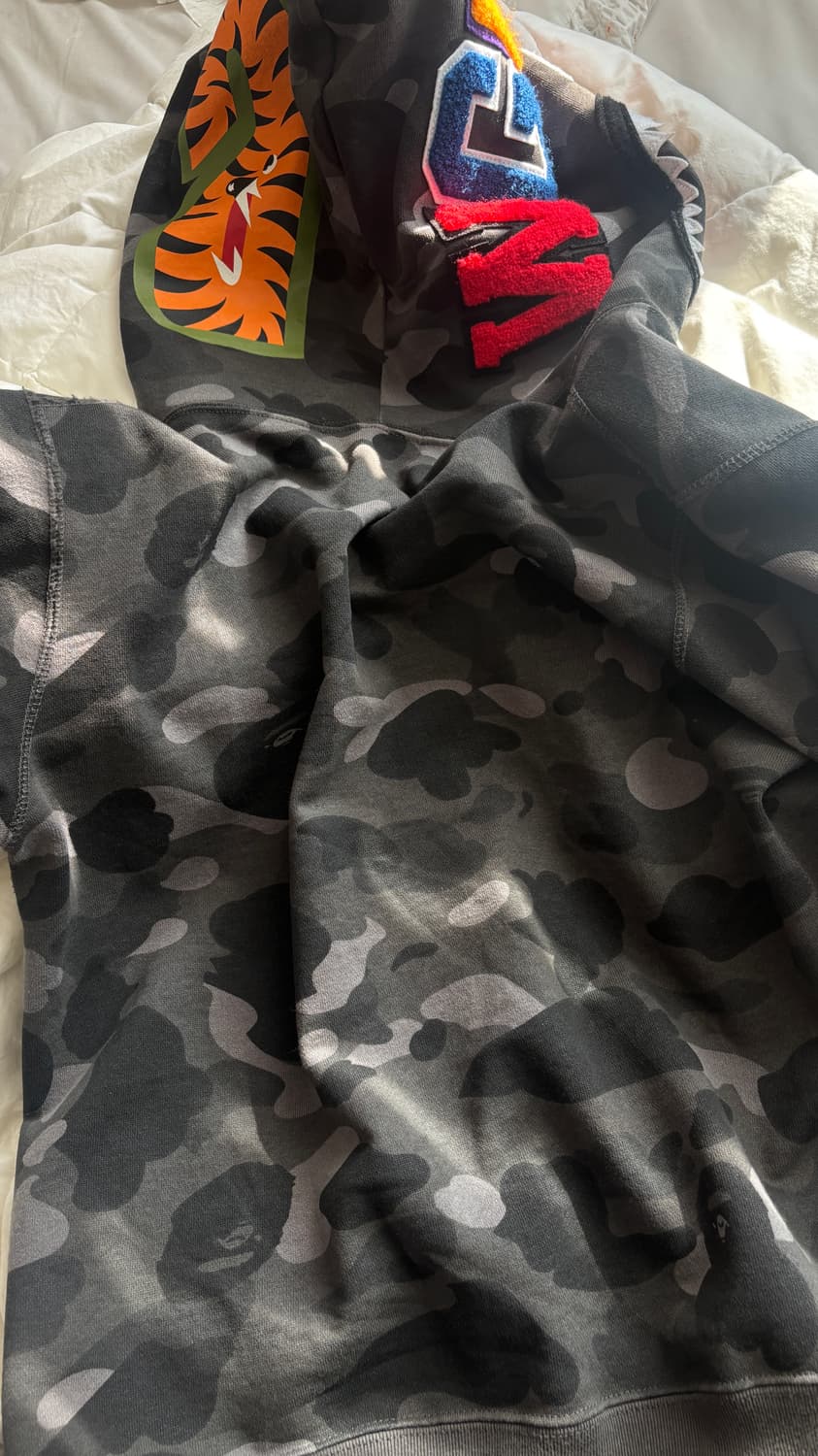 베이프 흑계 후드집업 s 상품이미지5