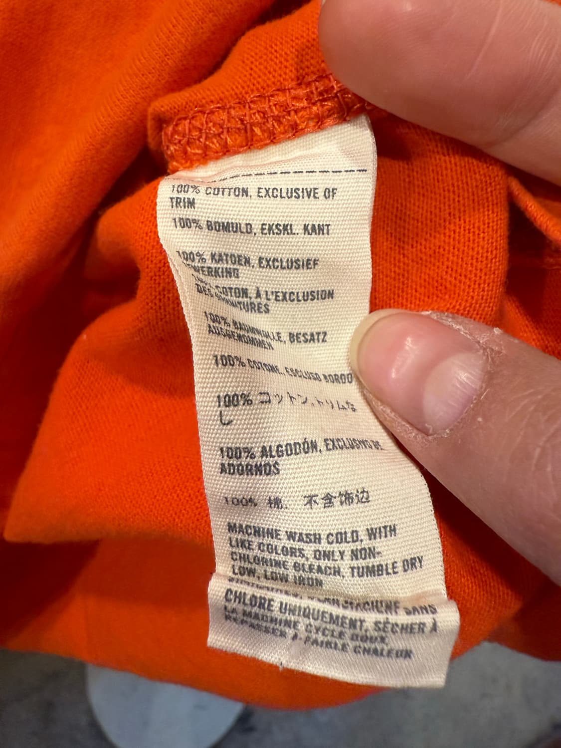 아베크롬비 오렌지 반팔 티셔츠 상품이미지3