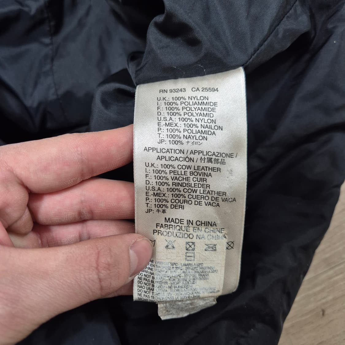 디젤 여성 레더패치 덕다운 롱패딩 점퍼 S(90) 상품이미지6