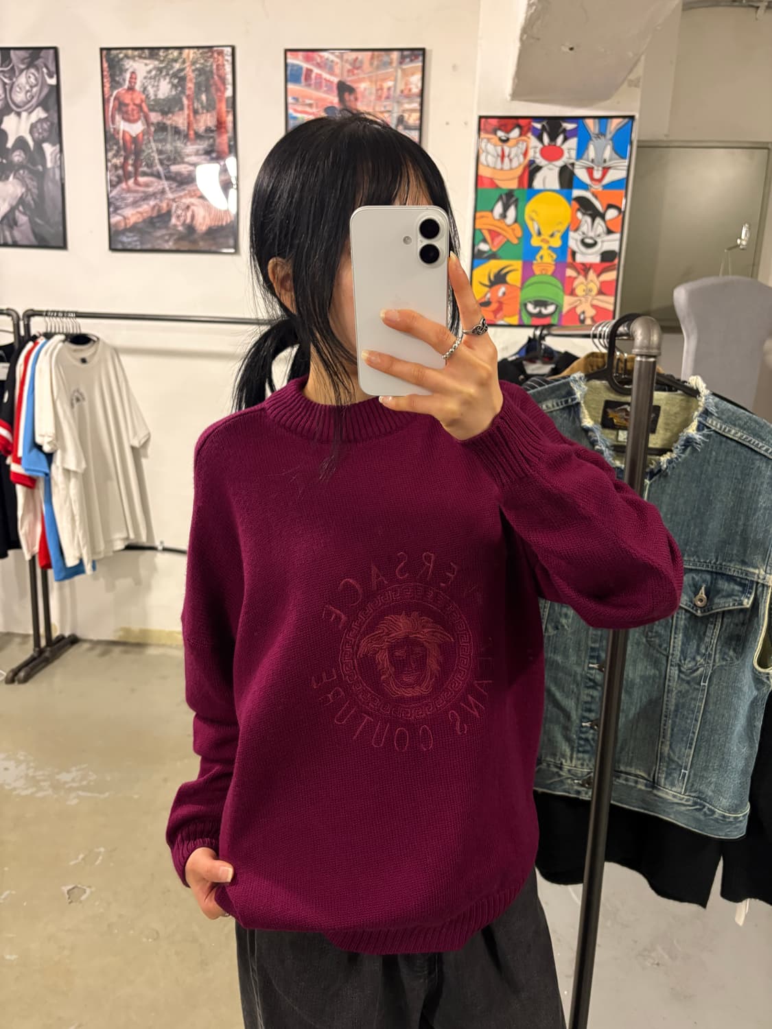 베르사체 90‘s 니트 상품이미지1