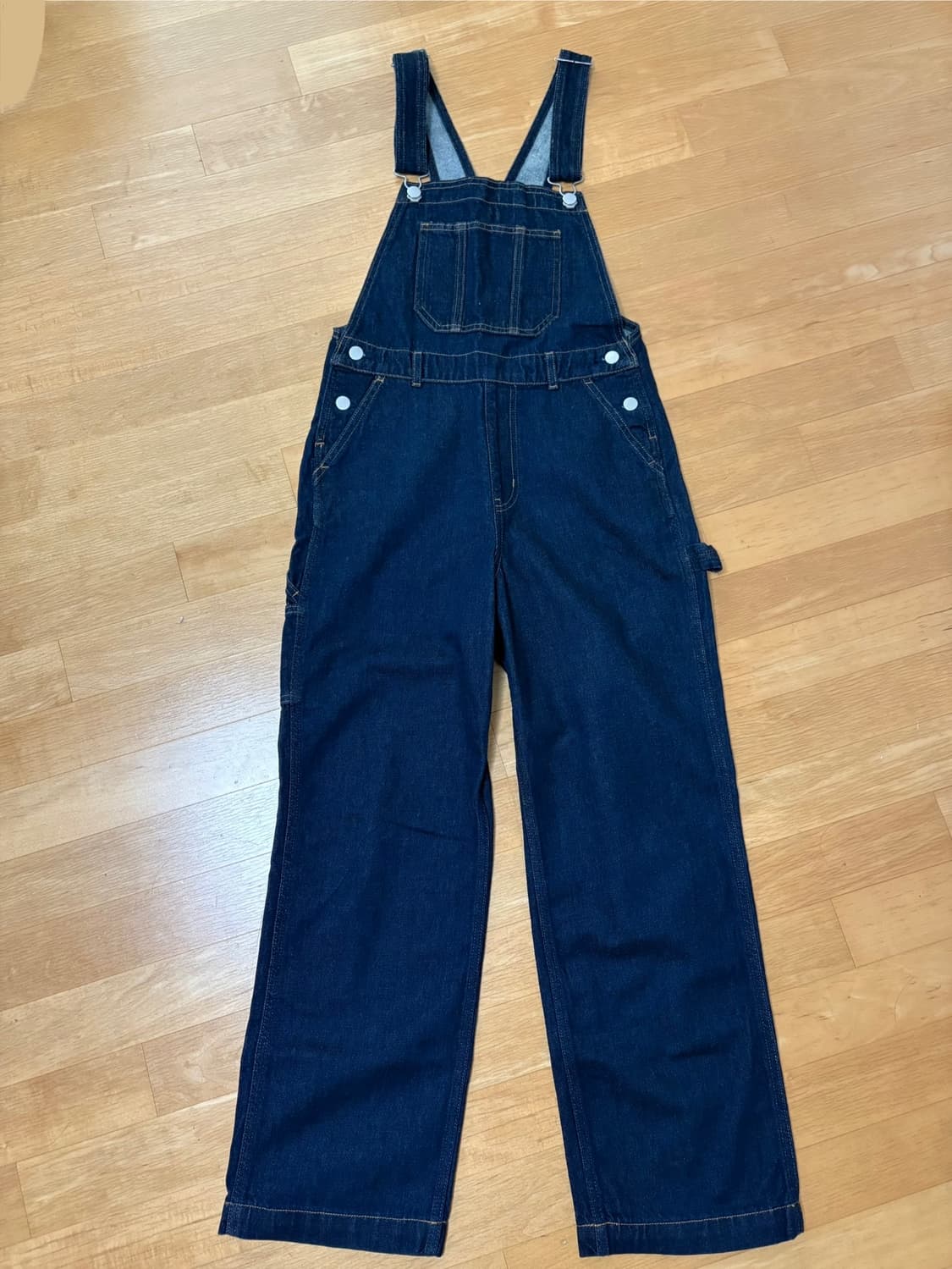 무인양품 무지 오버롤 점프수트 멜빵바지 상품이미지2
