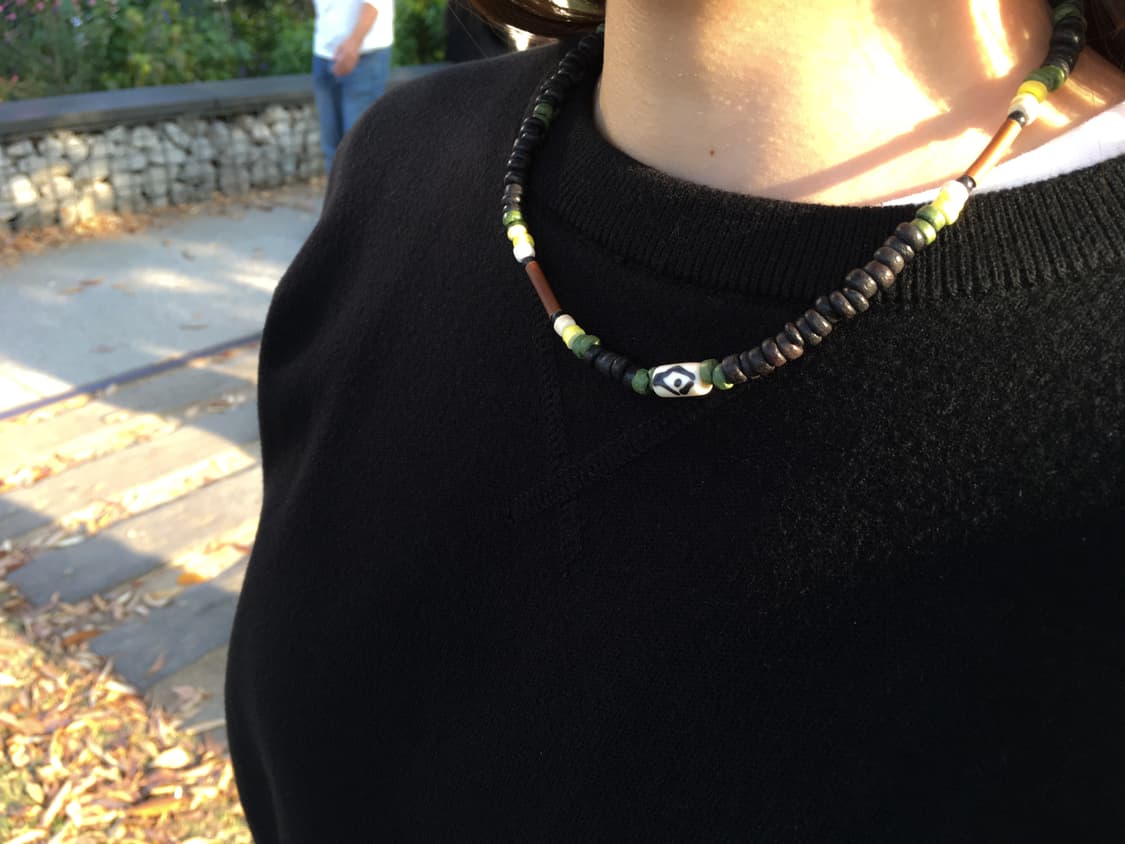 amber leaf necklace 상품이미지2