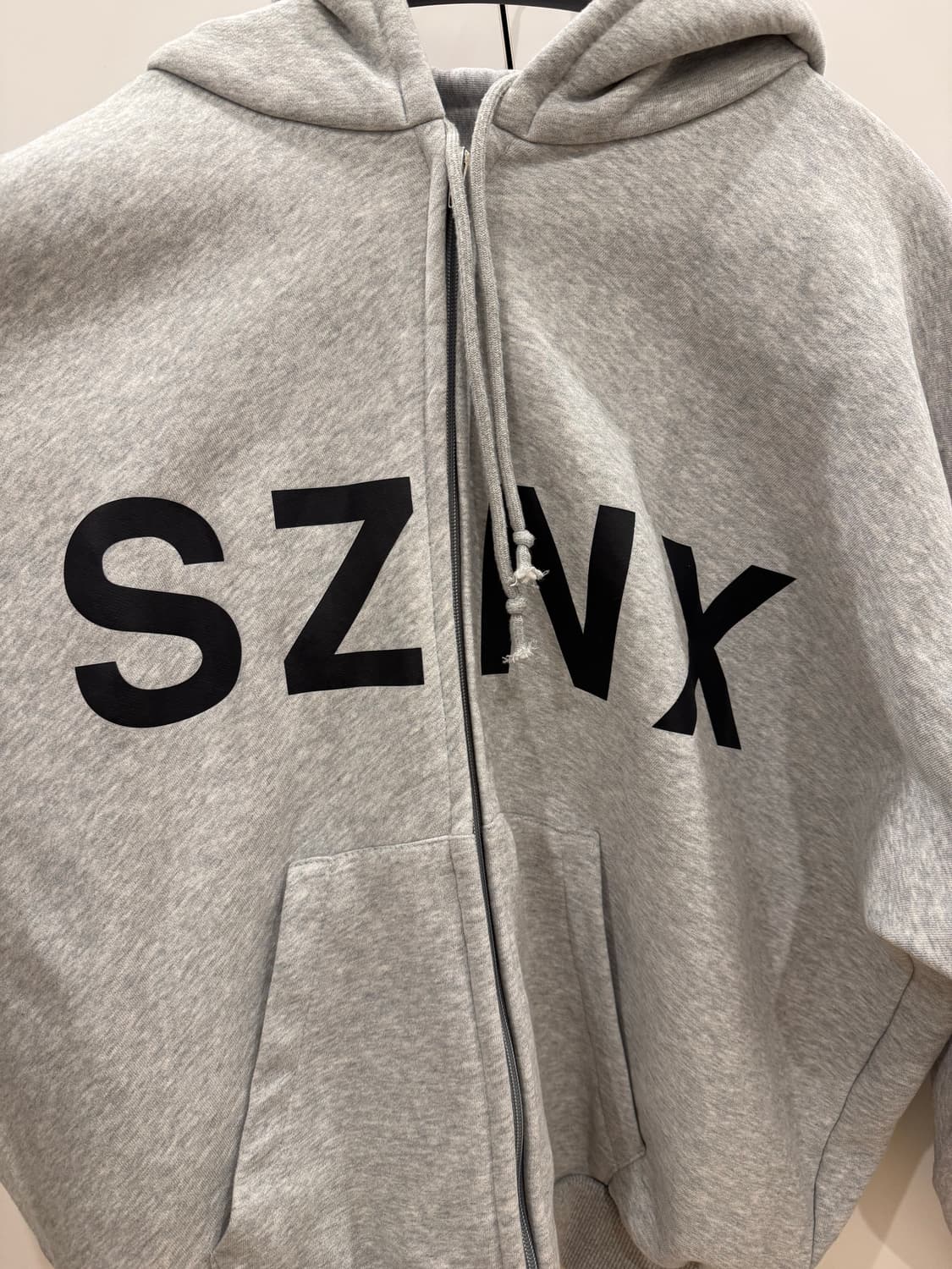 이지 hd-10 그레이 후드집업 2사이즈 상품이미지1