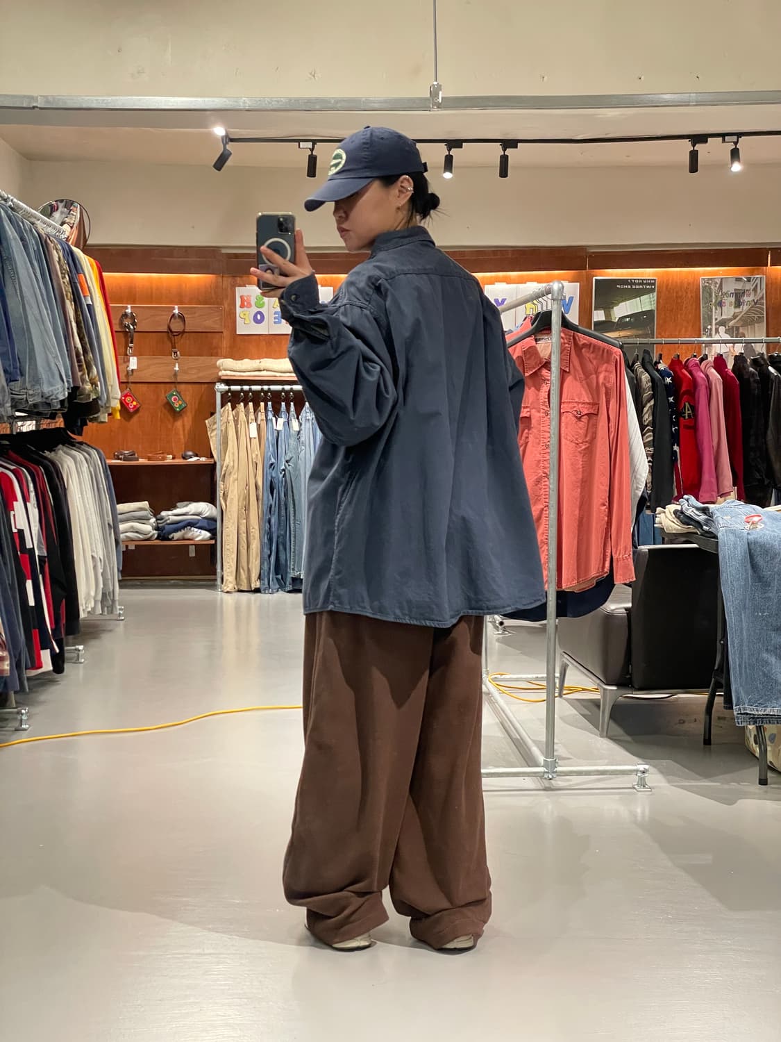 랭글러 오버사이즈 워크 셔츠  상품이미지5