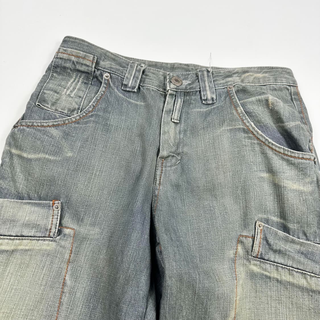 VTG 빈티지 카펜터 워싱 와이드 데님팬츠 (30인치) 상품이미지4