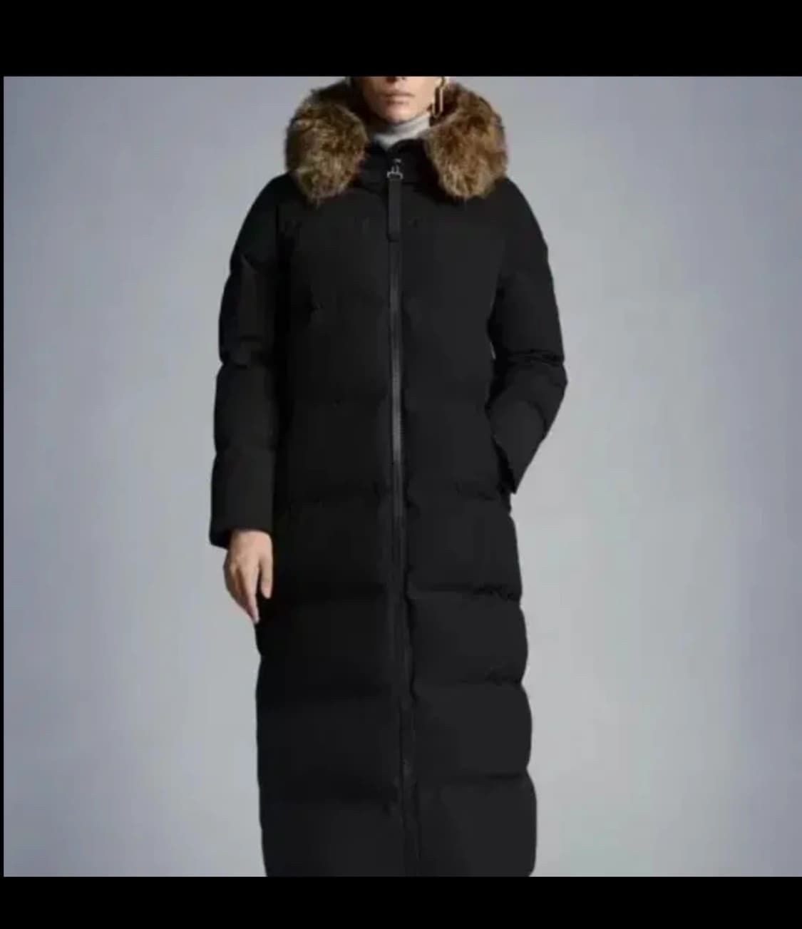 몽클레어 기모브 리얼폭스퍼 롱패딩 4사이즈 상품이미지3