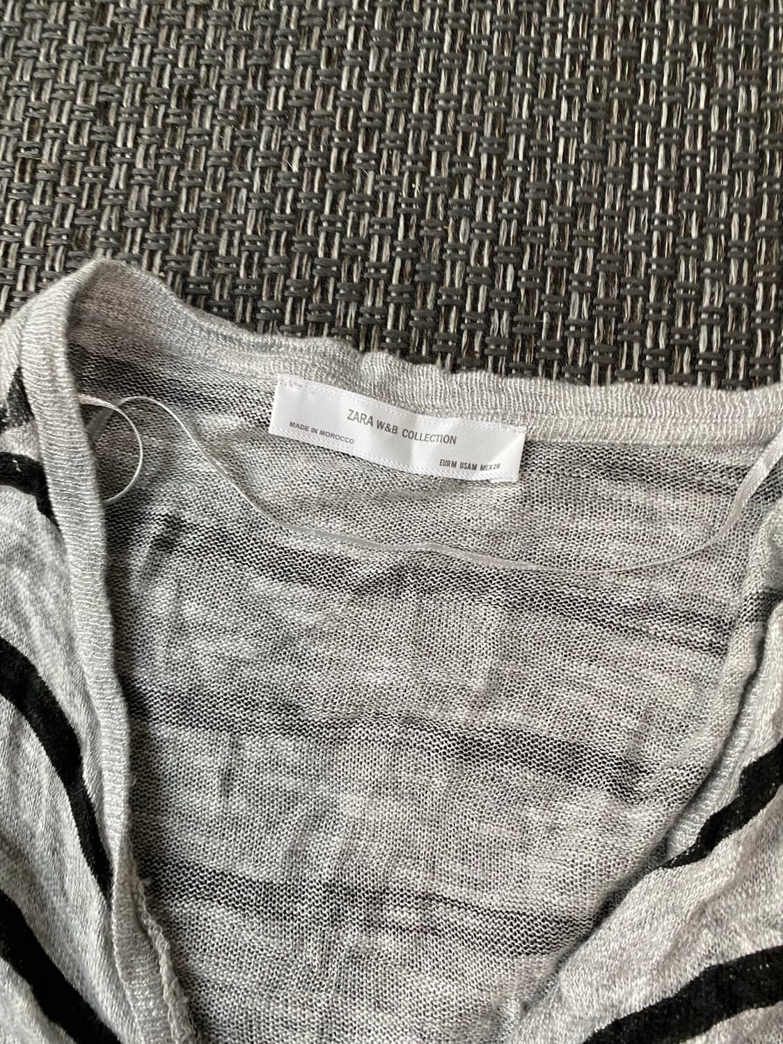 [ZARA] 2000s Stripe Unbalanced Cardigan 상품이미지7