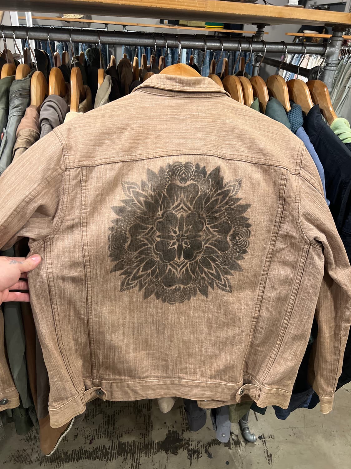 빈티지패턴 자켓 상품이미지1