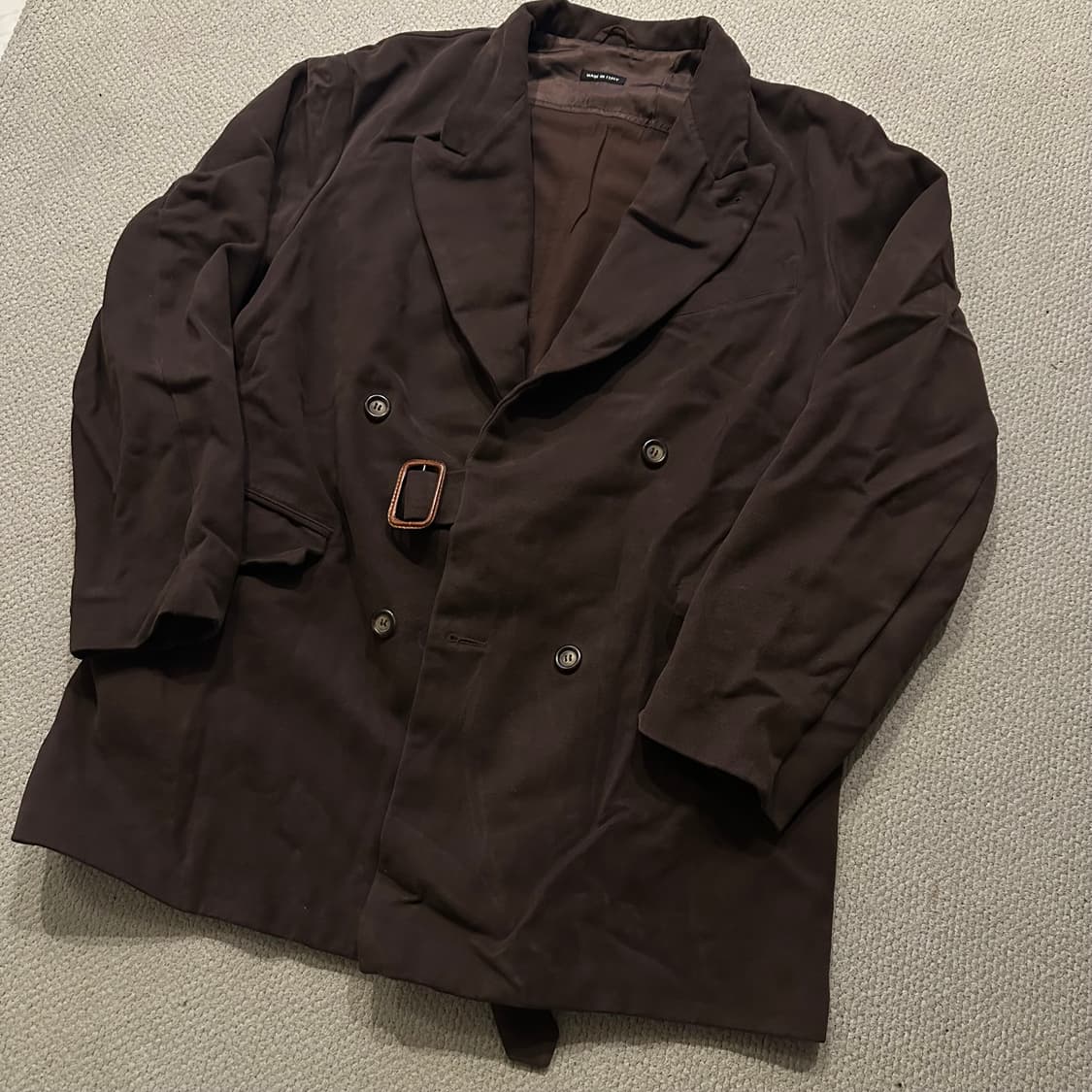 80s 아르마니 Emporio Armani 더블 브레스티드 자켓 상품이미지2