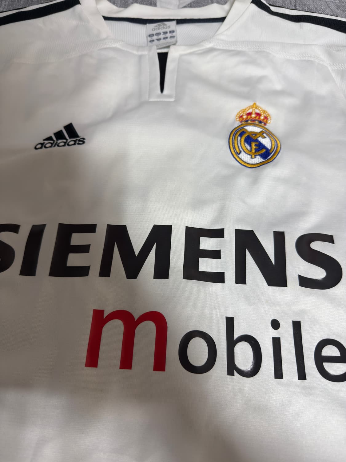아디다스 레알마드리드 Siemens 유니폼 화이트 No5 Zid 상품이미지6