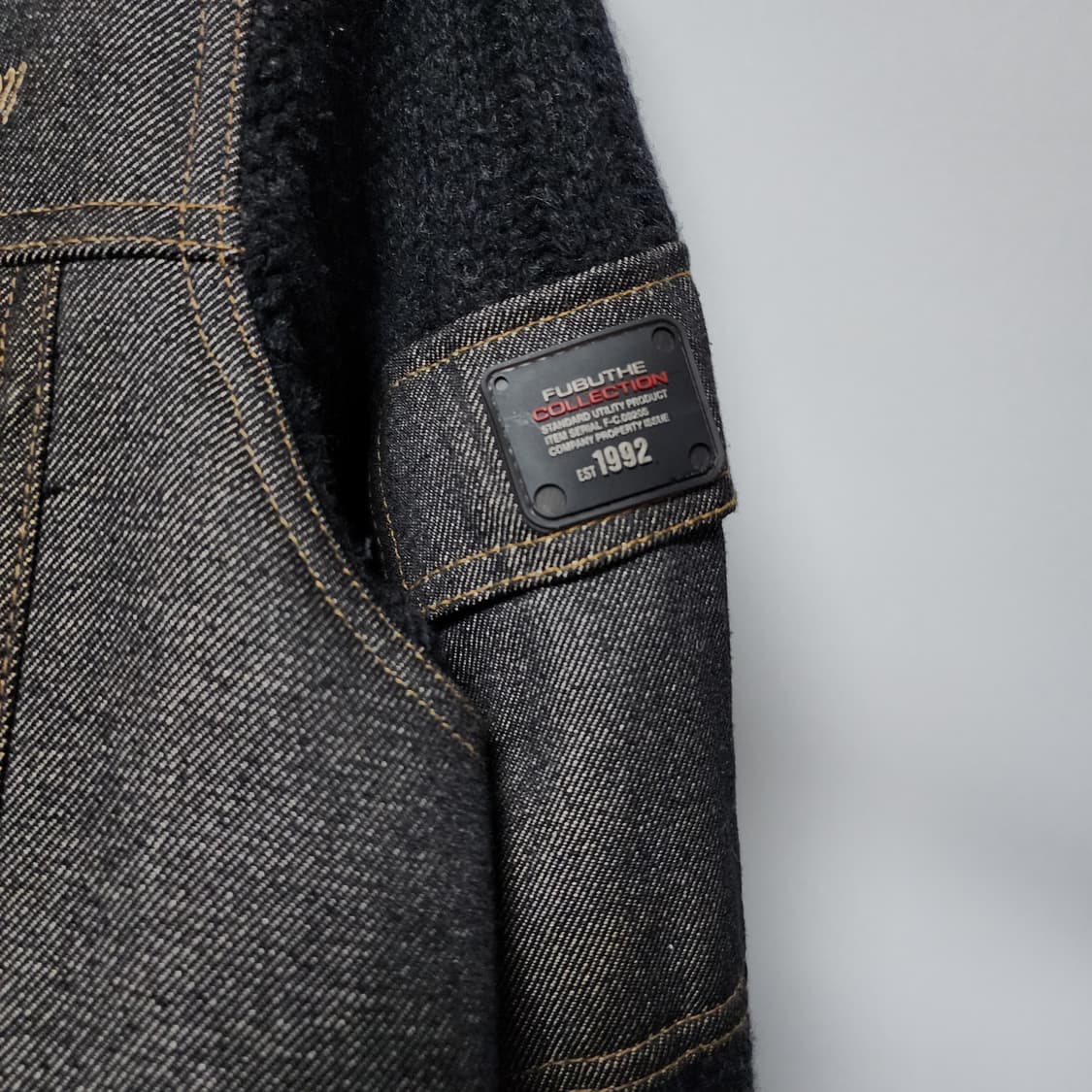 FUBU 울 생지 니트집업 자켓 상품이미지6