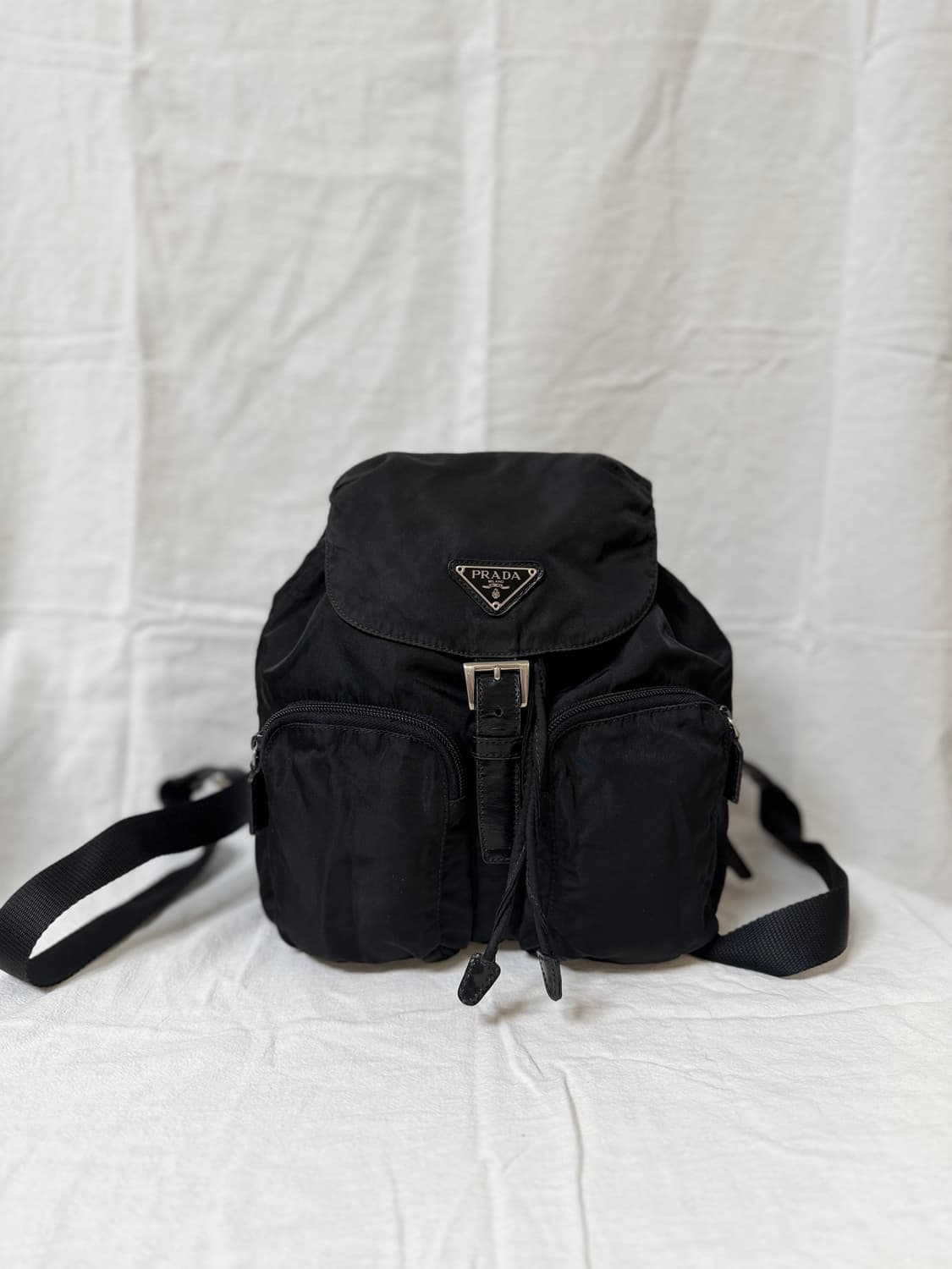 정품 프라다 포코노 나일론 투포켓 백팩 스몰 상품이미지1