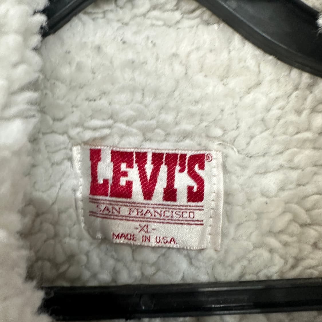 리바이스 USA 양털 청자켓 XL 상품이미지3