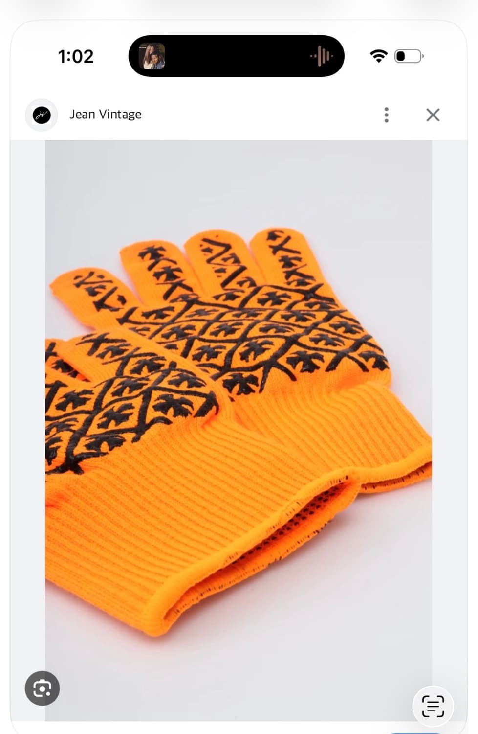 크롬하츠 체크메이트 글로브 글러브 장갑 오렌지 상품이미지1