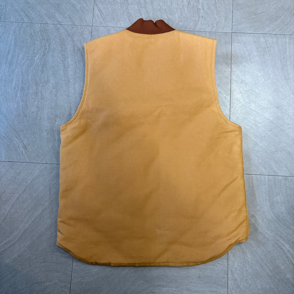 칼하트 정품 덕 캔버스 브라운 조끼 상품이미지7