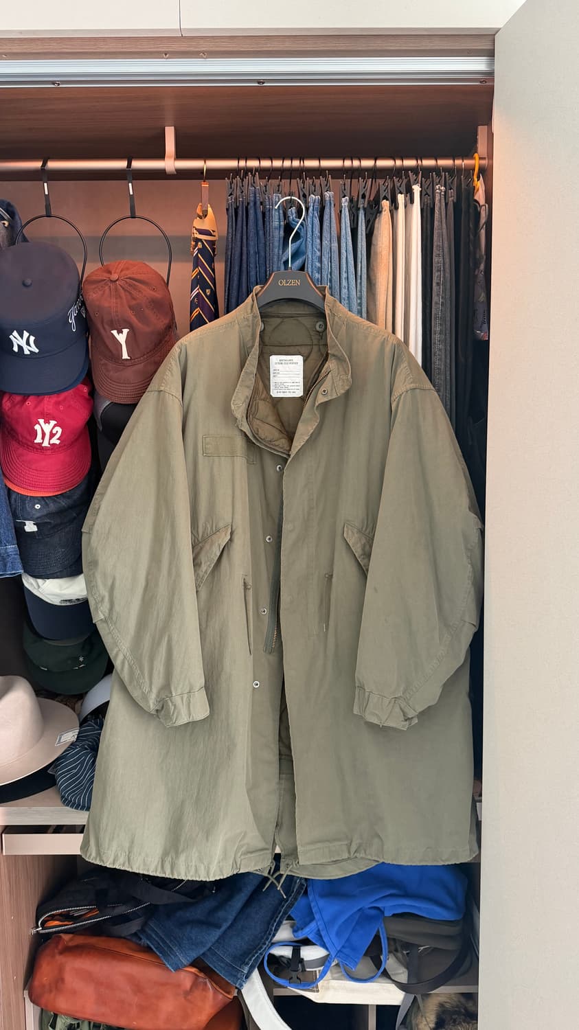 프릭스스토어 M65 피쉬테일 개파카 올리브 카키 상품이미지1