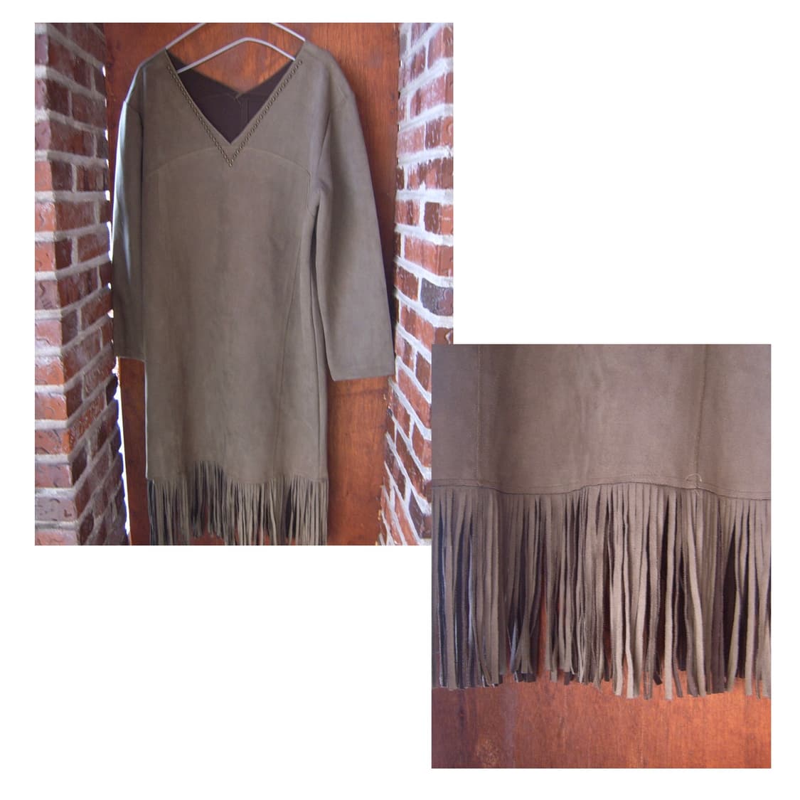 Tassel Suede dress 상품이미지3