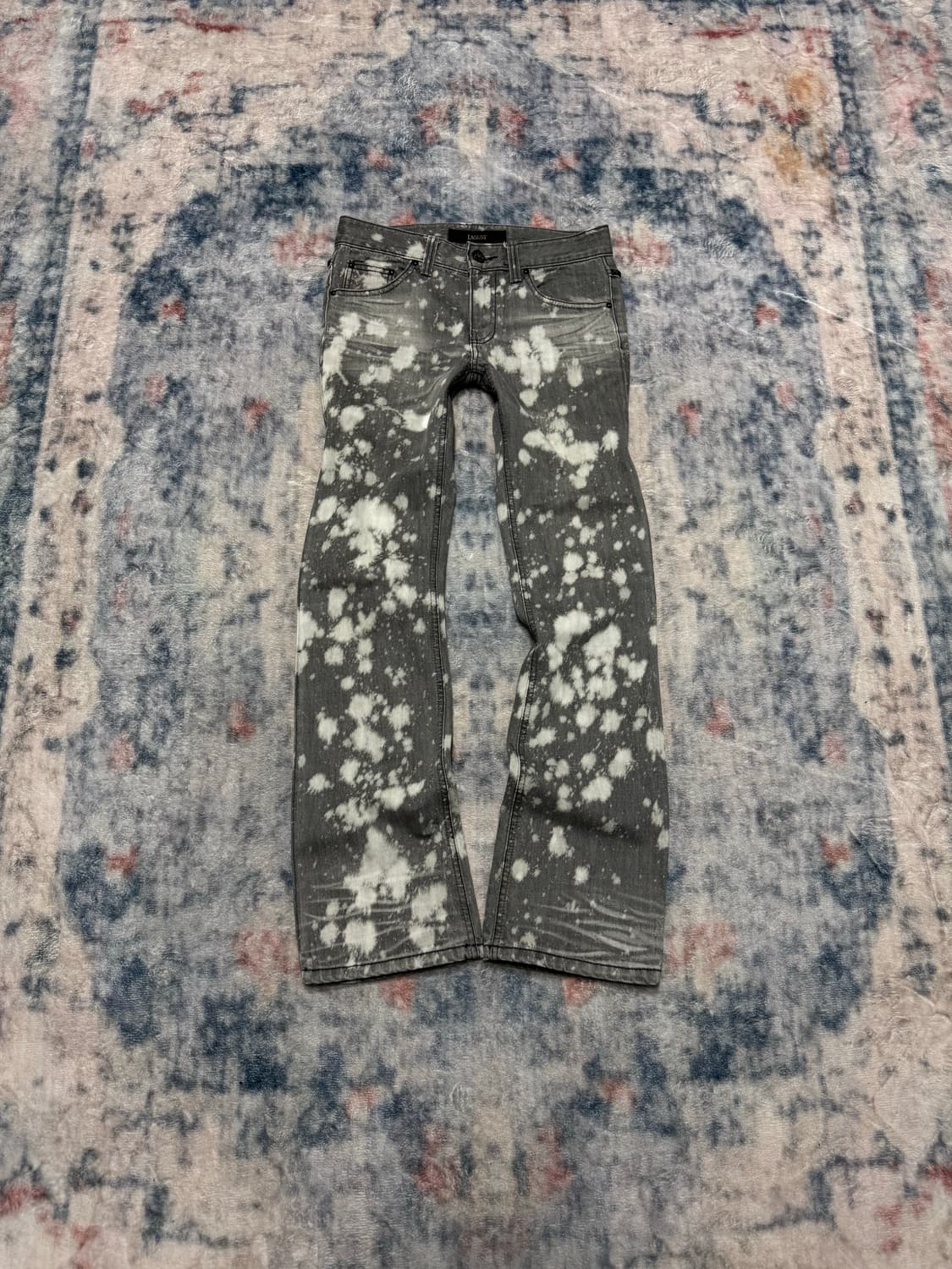 Lagust 00s bleached washing flare denim  상품이미지2