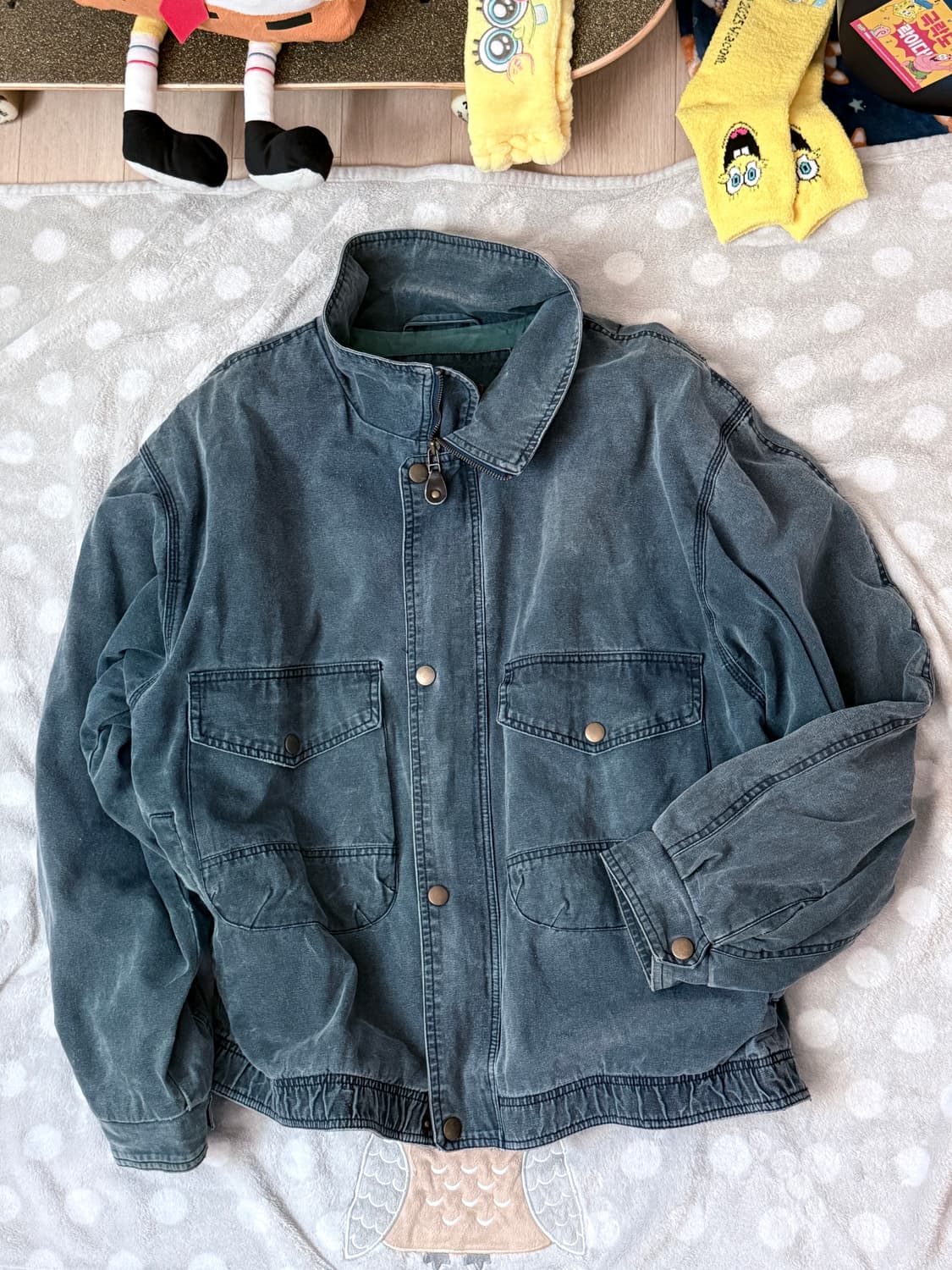 빈티지 청 워크자켓 상품이미지2