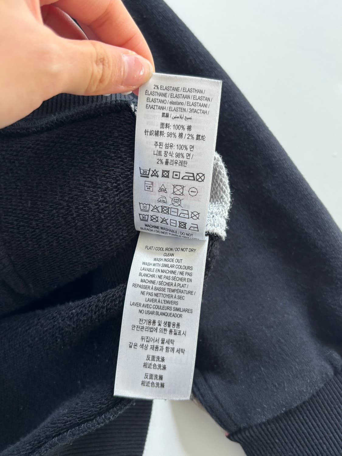 Burberry 버버리 블랙 체크 코튼 후디 상품이미지9