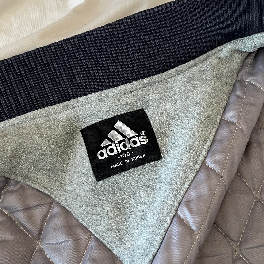 [adidas] 아디다스 플리스 아구점퍼 자켓 그레이 후리스바시티빈티지 상품이미지3