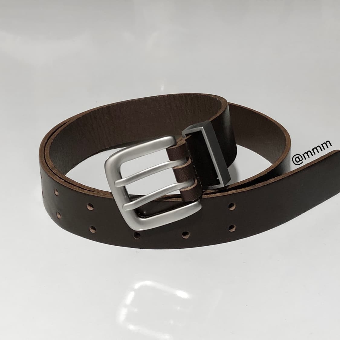 [Unisex]Doubel hole leather belt 상품이미지8