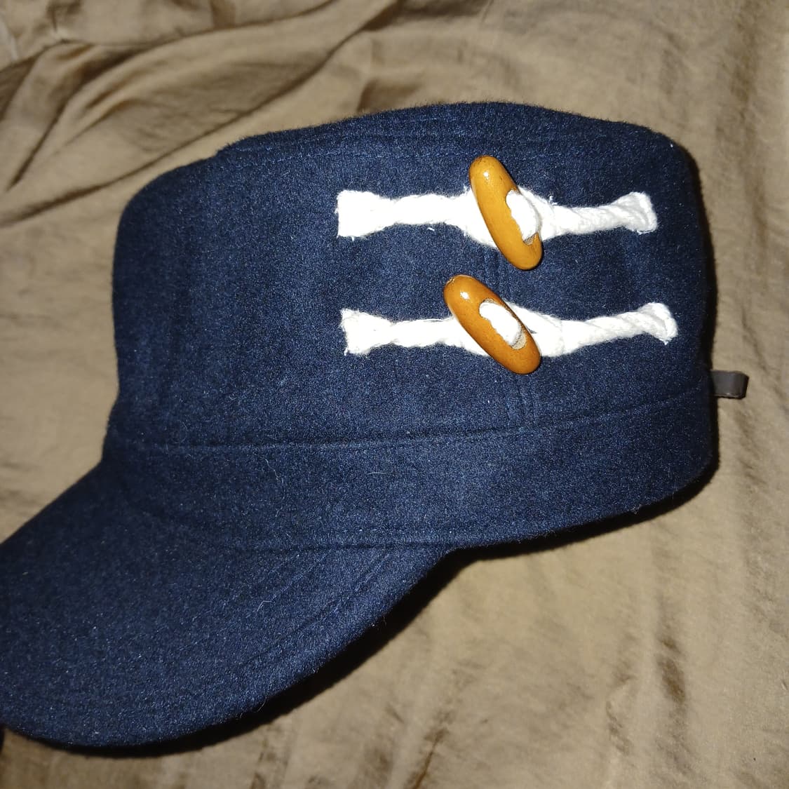 더플단추 네이비 모자 / 재팬빈티지 상품이미지1