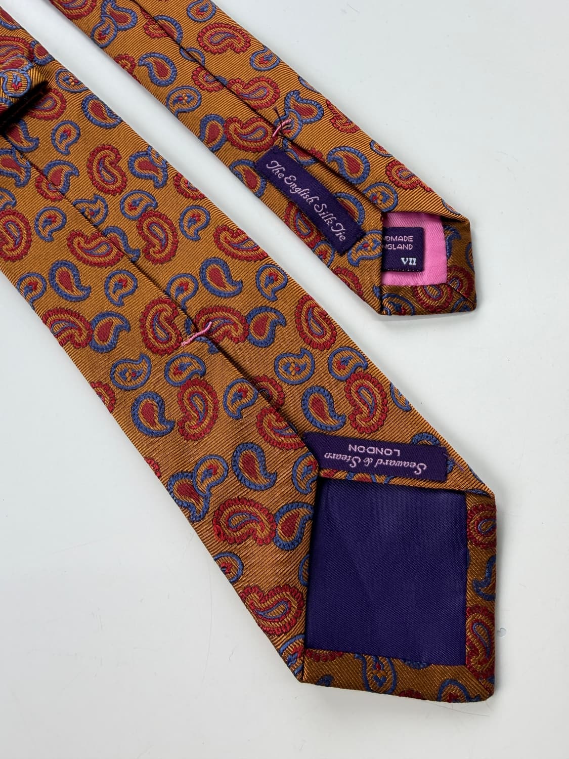 빈티지 실크 넥타이 7.8cm 상품이미지4