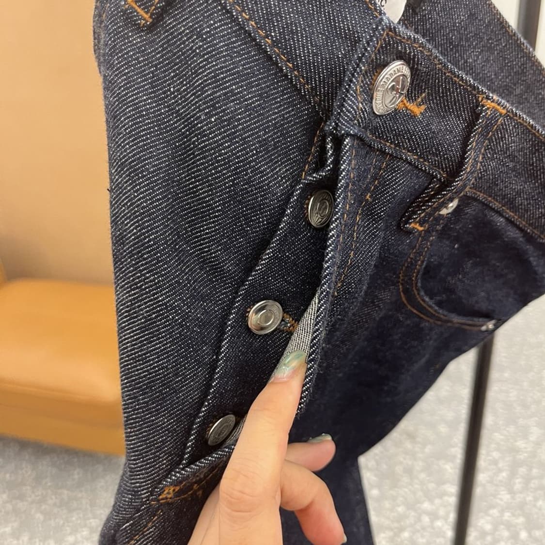 아페쎄 A.P.C 쁘띠 뉴 스탠다드 셀비지 생지 청바지 82 C05801 상품이미지4