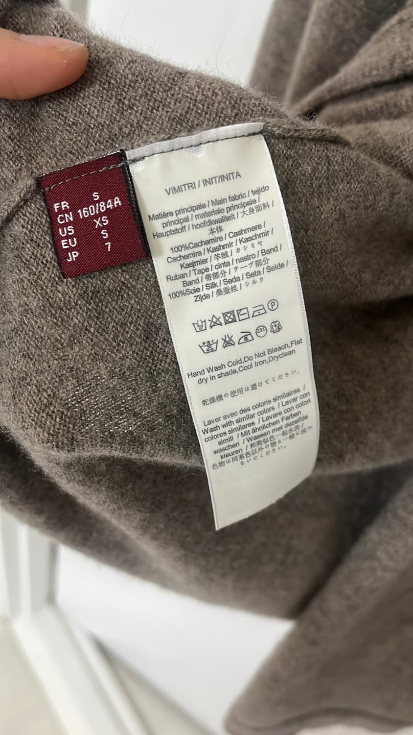 꼼드와 꼬또니에 캐시미어100 가디건 55 상품이미지3