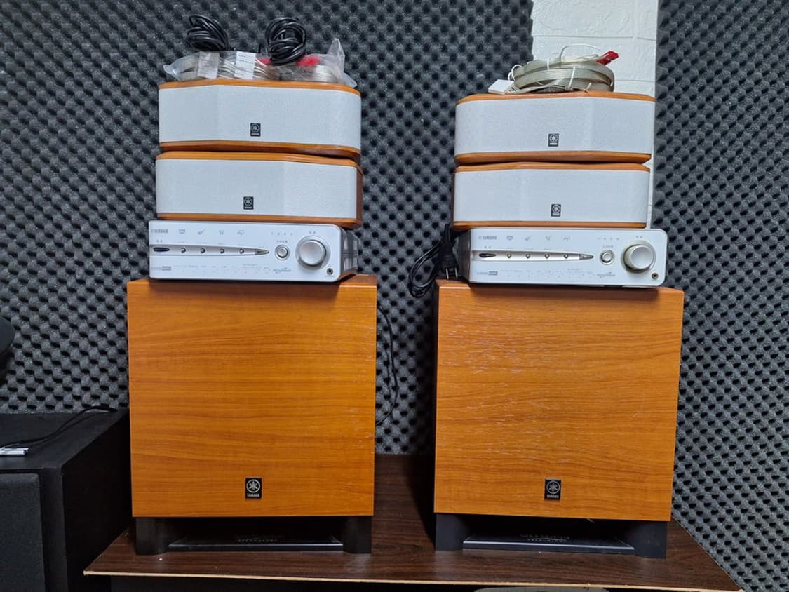 야마하 AVX‑S30 시네마 스테이션 2.1 홈시어터 스피커 빈티지 카페 상품이미지2